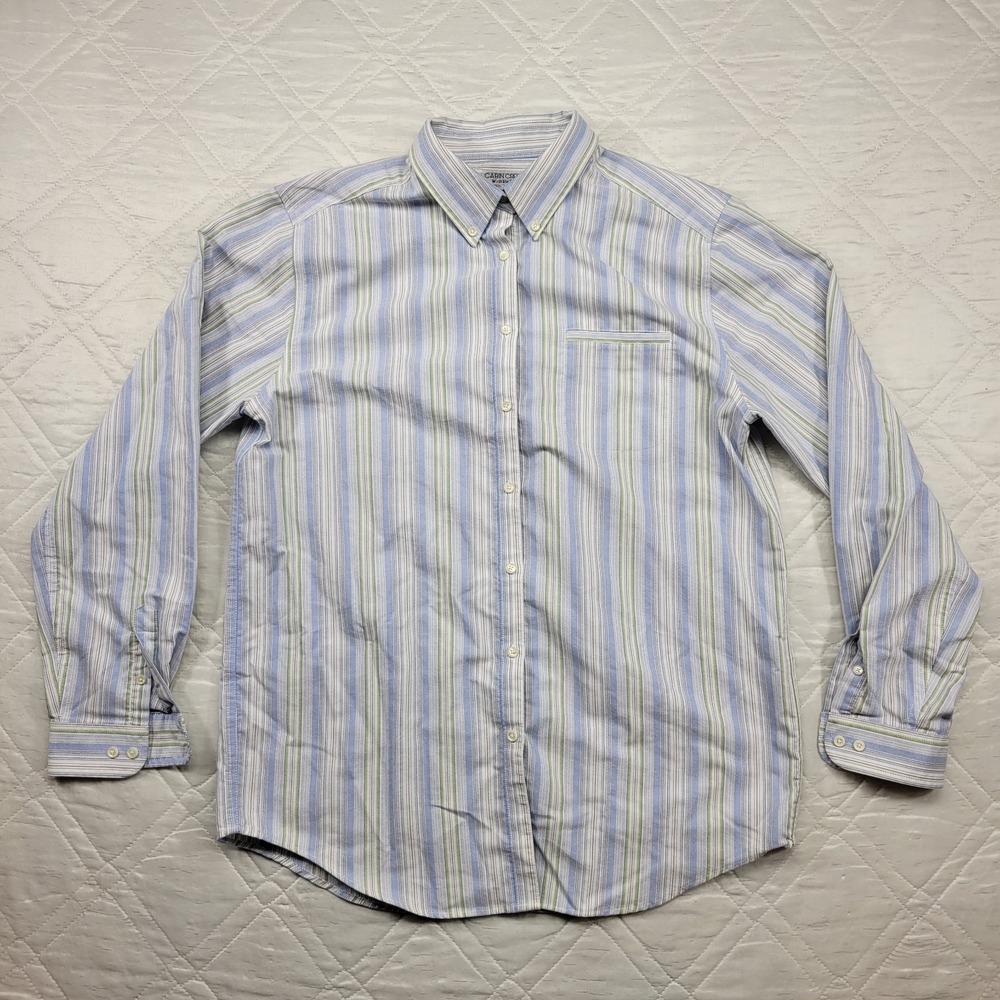 Cabin Creek Wrinkle Free Stain Repellent long sleeve‎ dress shirt size 12T